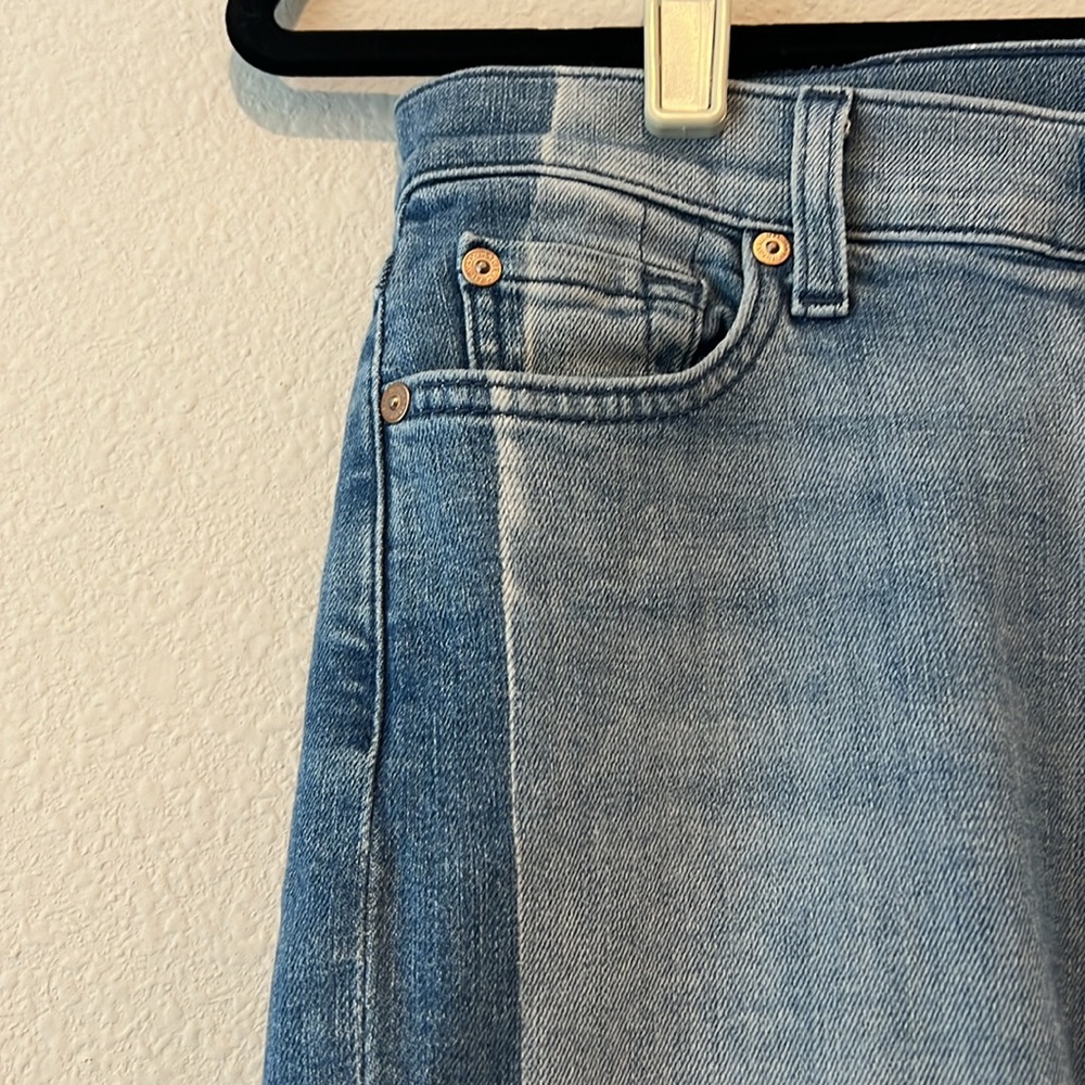 7 For All Mankind Roxanne Ankle Shadow Seam Jeans - Picture 7 of 13